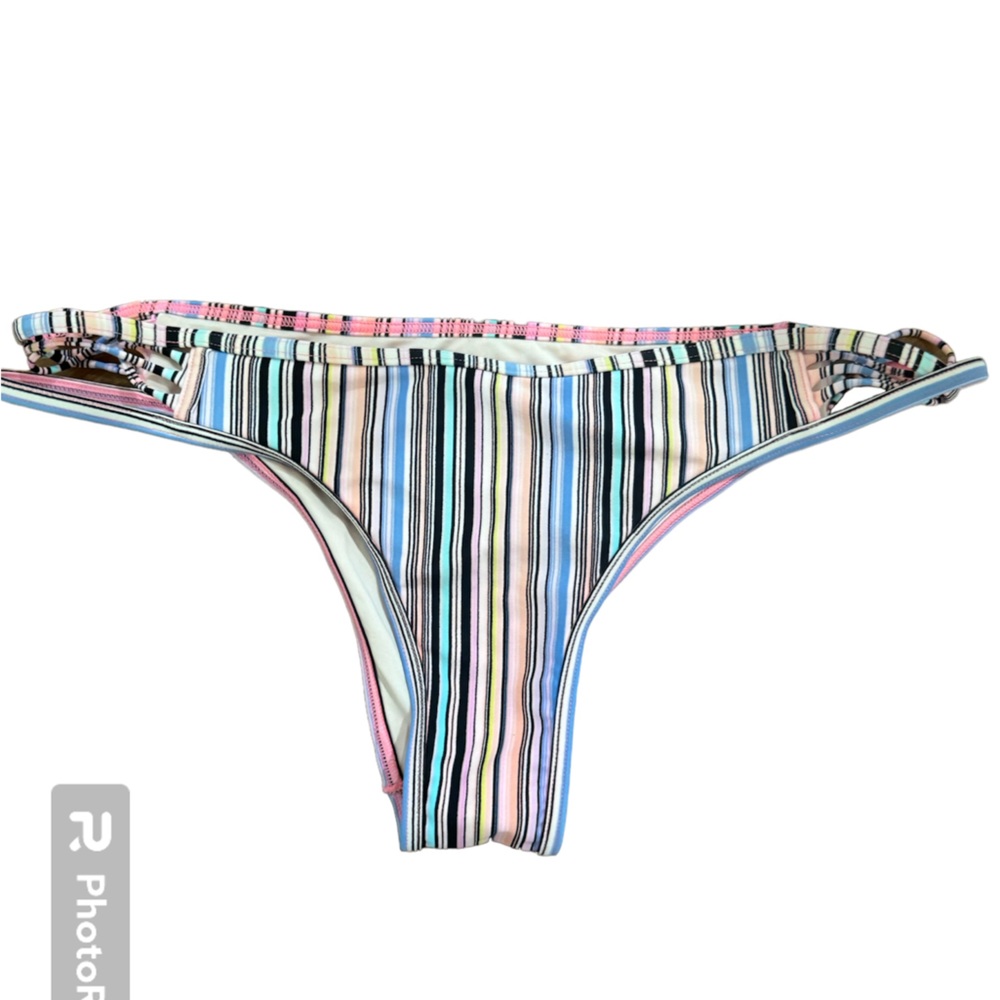 Victoria Secret Size Small Striped Bikini Bottom